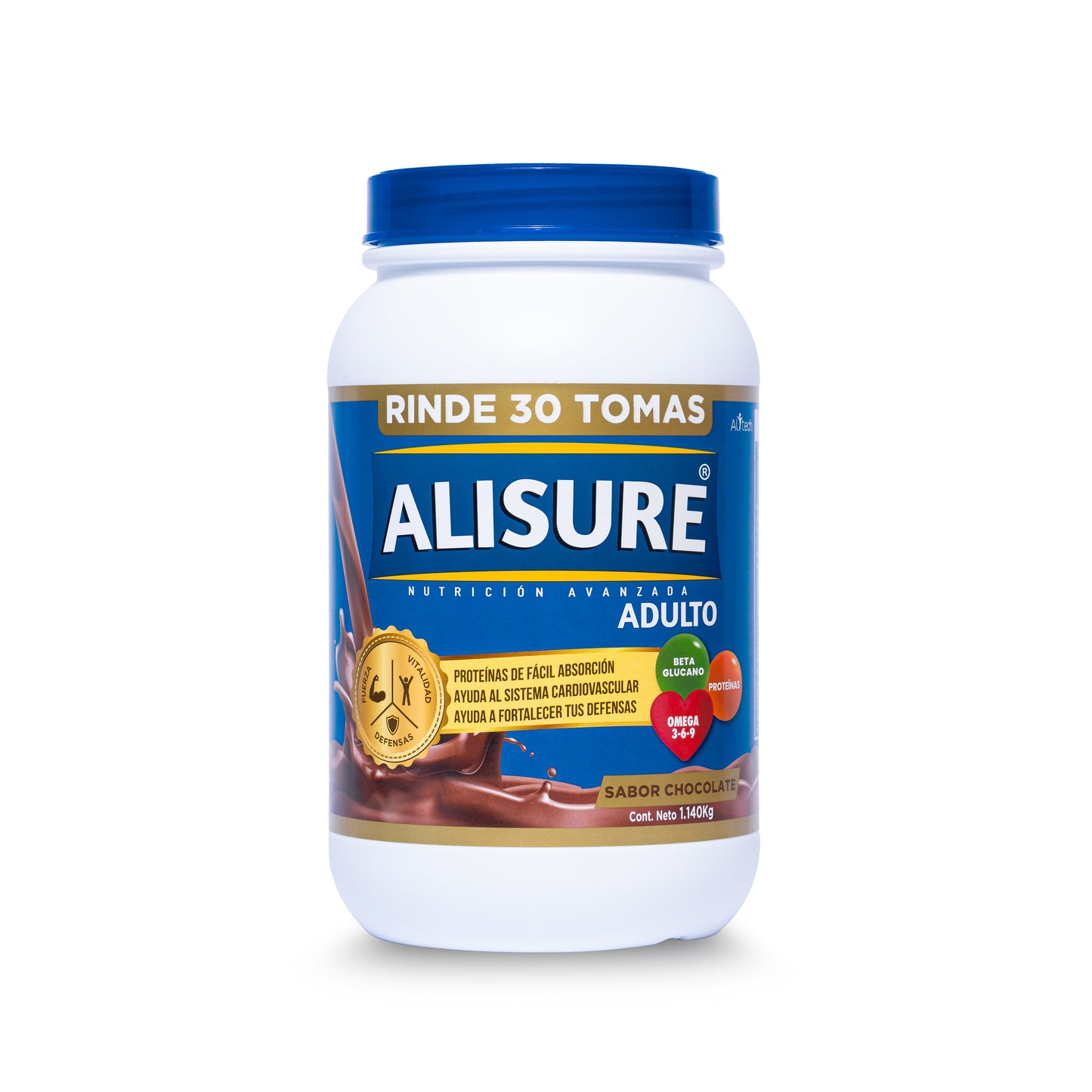 Alisure Adulto Sabor Chocolate 1140g