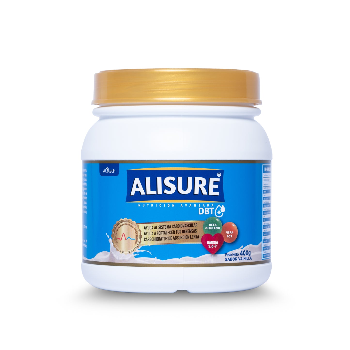 Alisure Dbt Sabor Vainilla 400g