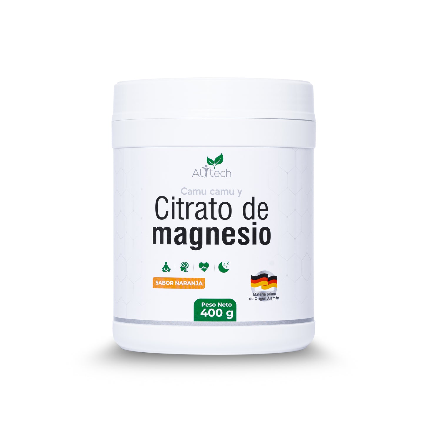 Citrato de magnesio sabor naranja 400g