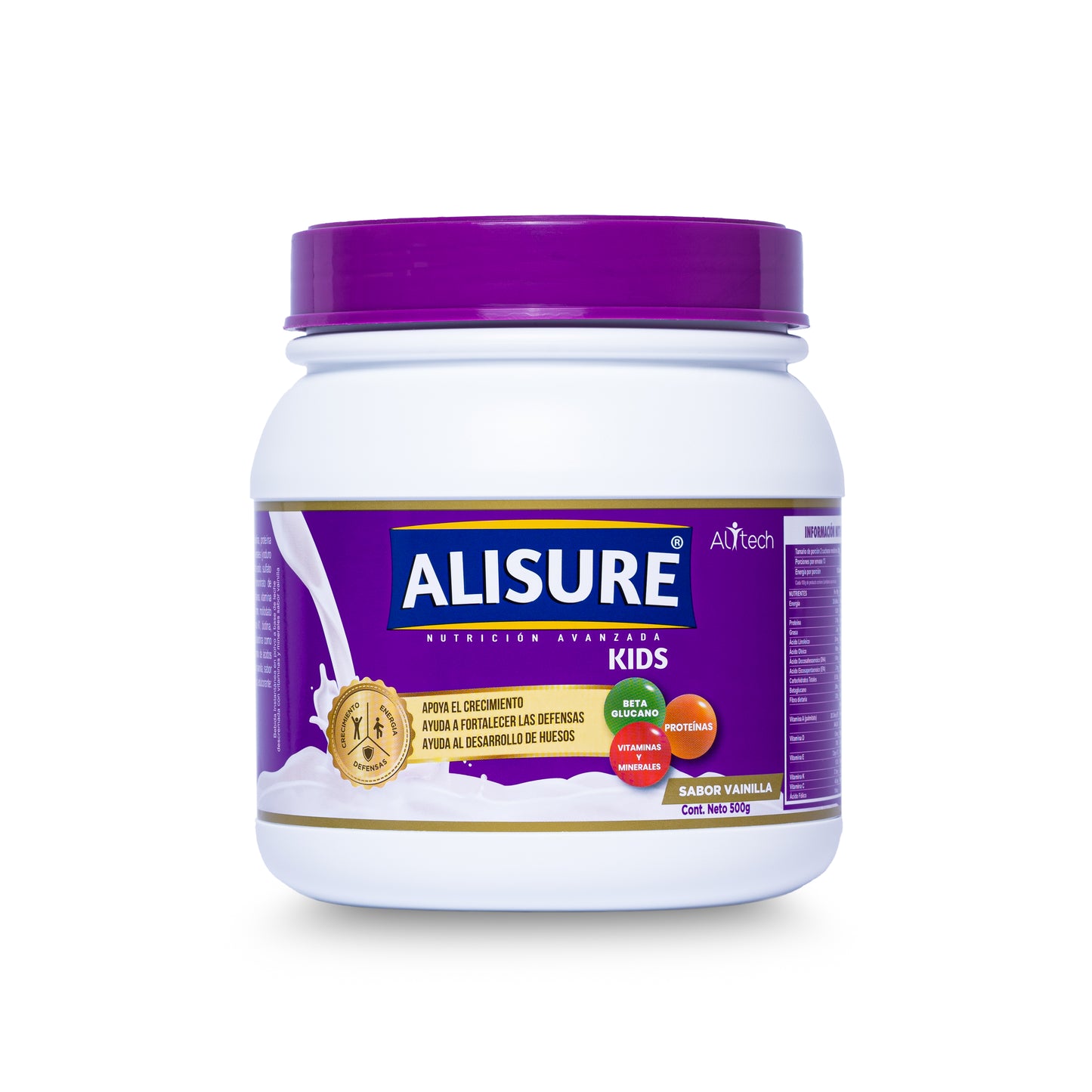 Alisure Kids Sabor Vainilla 500g